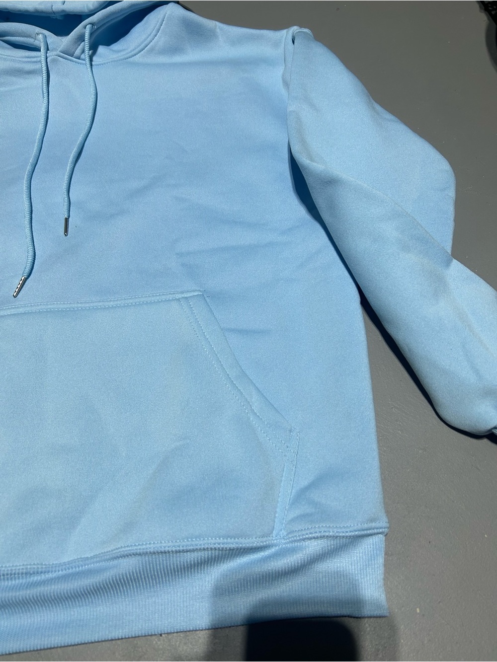 Blue Soft & Cozy Stretchy Hoodie (Women’s Large) - Picture 7 of 10
